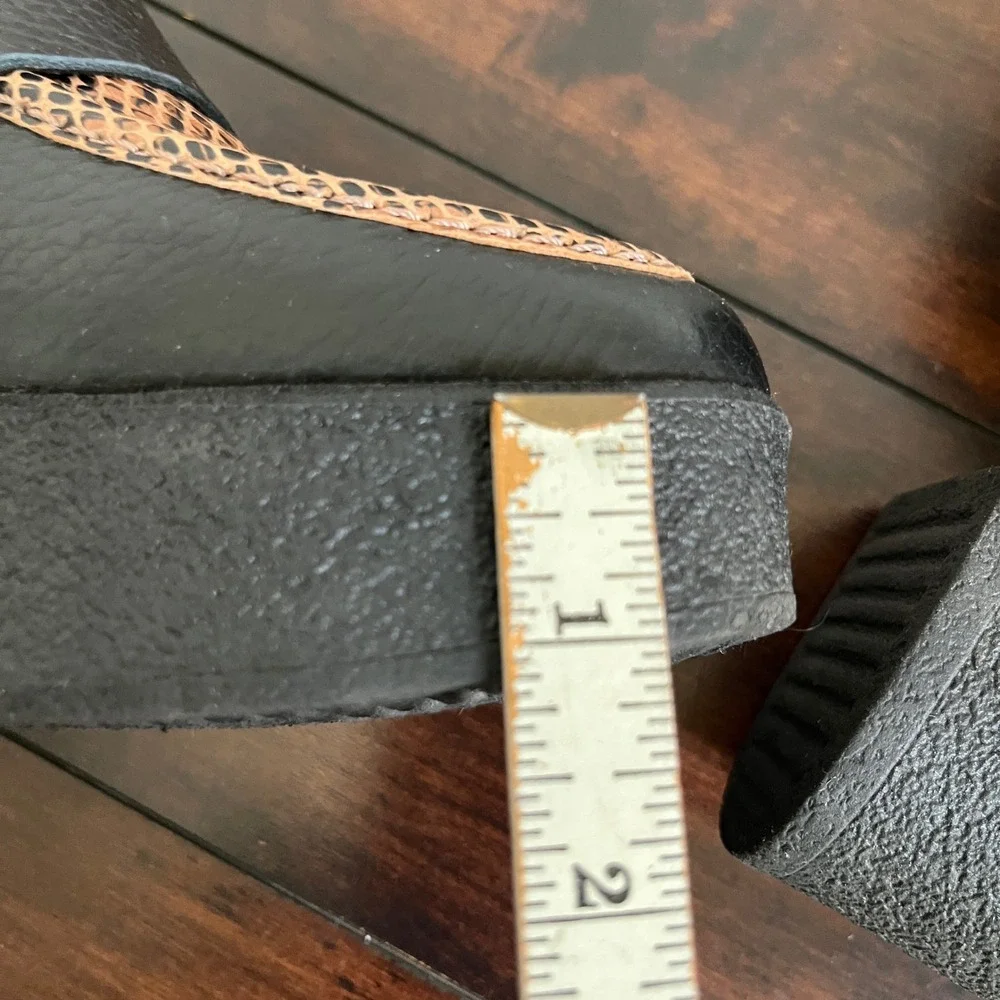 Intentionally Blank Dex Platform Heel Chunky Leather‎ size 39 Goth Grunge Mint